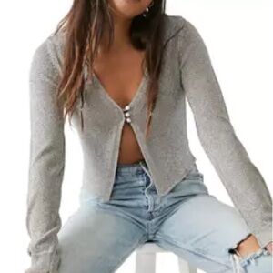 Free People Emmaline Glitter Sweater